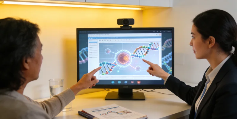 开远遗传咨询师为居民解读肠癌基