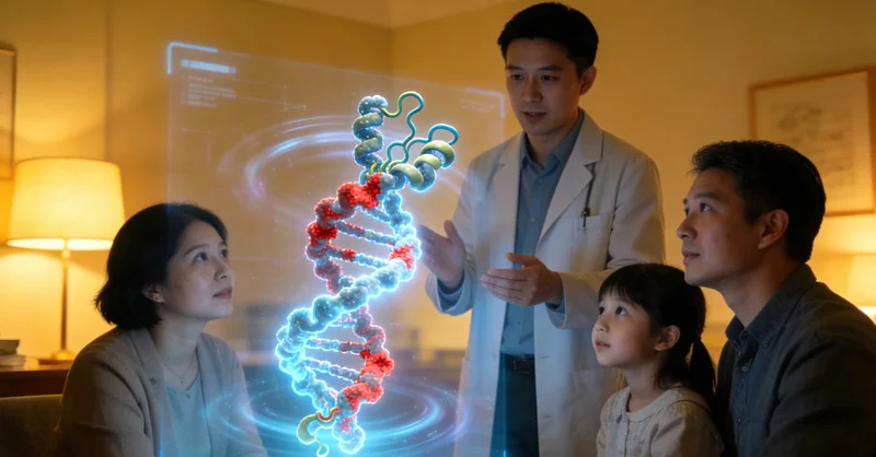 侯马遗传咨询场景-女性与医生交