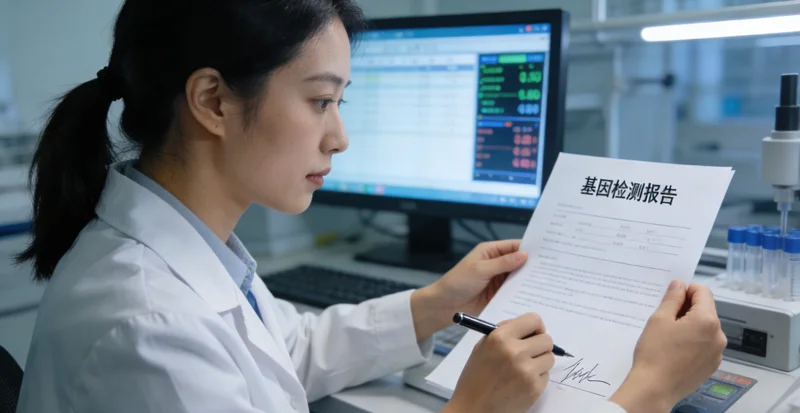 汨罗NF2基因检测报告示例图解