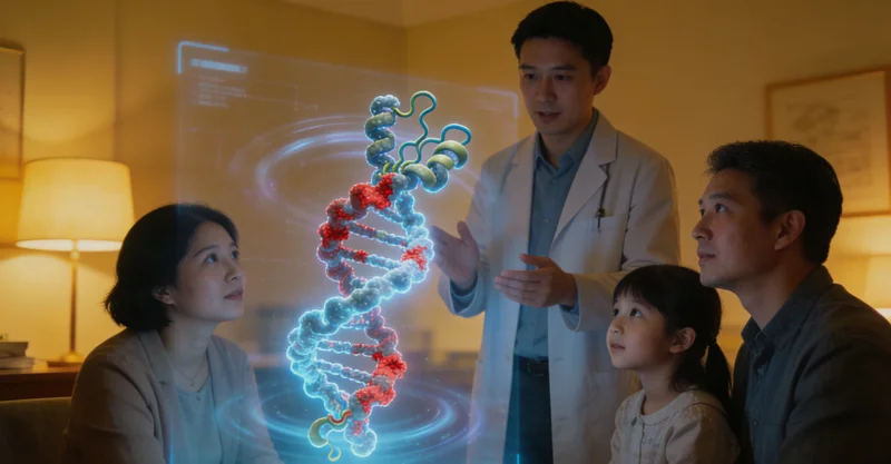 山南医院遗传咨询室医生解读报告