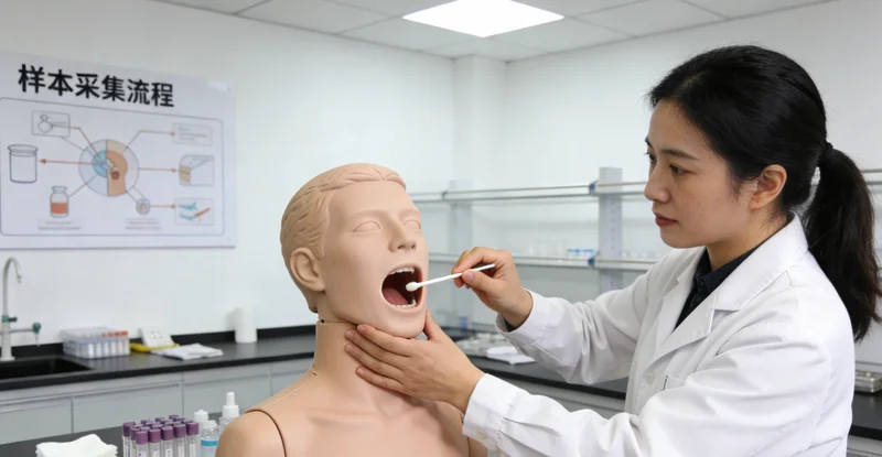 凌海基因检测采样过程演示