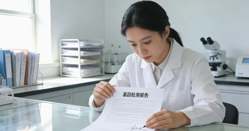 可克达拉居民查看基因检测报告解