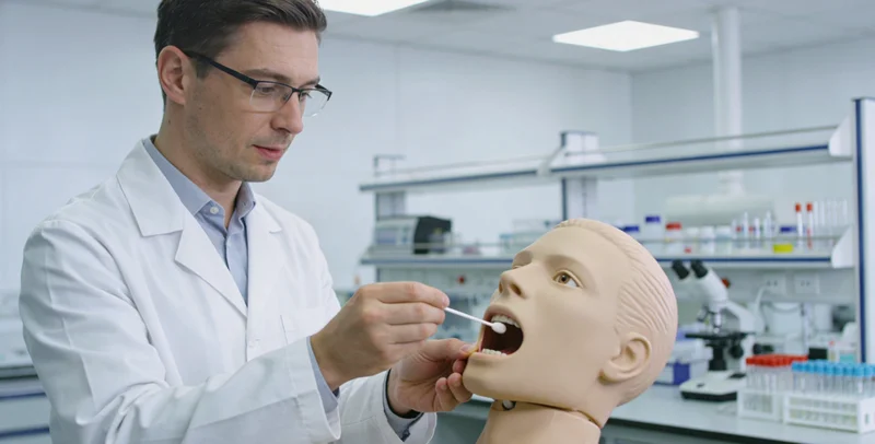 阿拉山口地区基因检测采样过程示