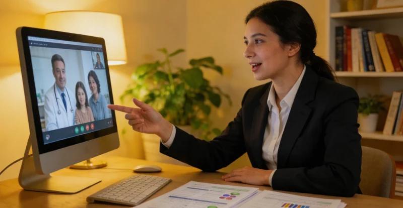 阜康遗传咨询师为患者面对面解读