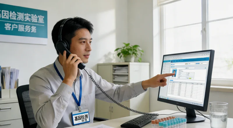 三明女性在遗传咨询门诊与医生沟