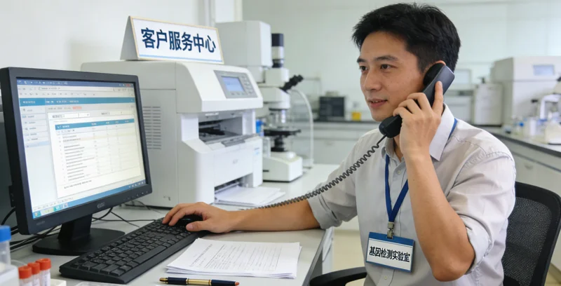 遗传咨询师向海西州家庭解释基因