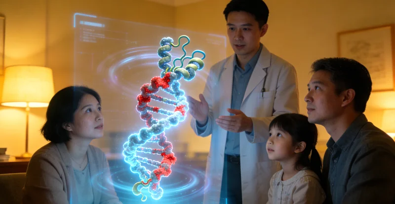北京遗传咨询师向家庭解读基因检