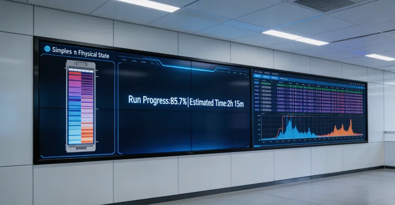 高科技基因测序实验室进行数据分