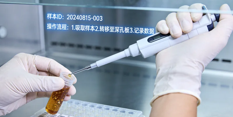 新密护士进行无痛抽血样本采集