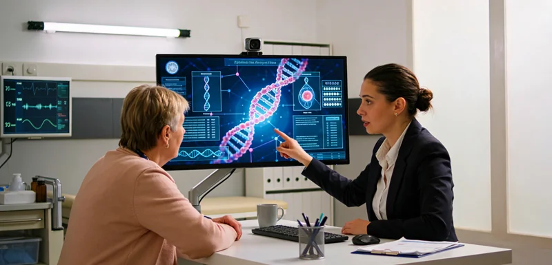 遗传咨询师解读基因检测报告并与