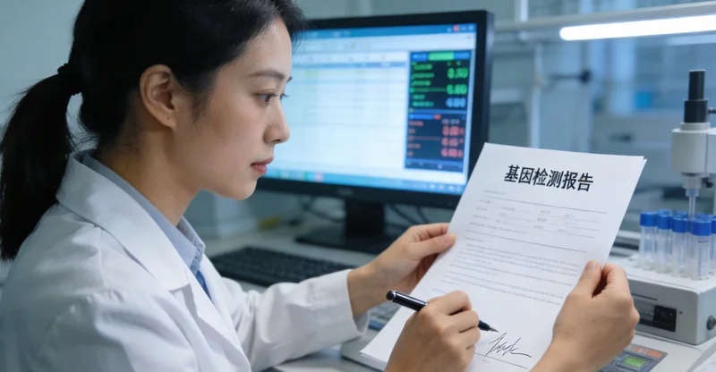 专业的基因检测报告与数据分析