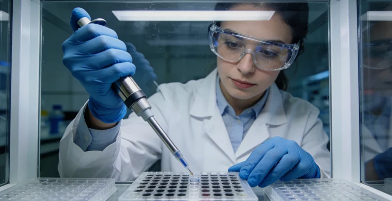 运城护士为居民进行基因检测抽血