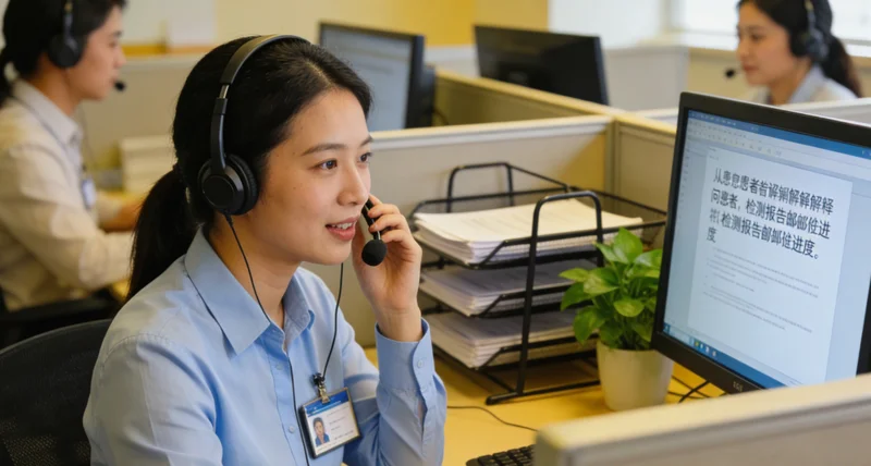 清远家庭共同查看健康报告，互相