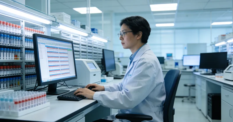 龙口家庭共同面对遗传报告进行健