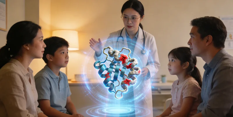 峨眉山女性在医院进行遗传健康咨