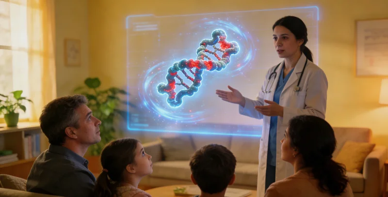 五指山家族遗传健康咨询场景