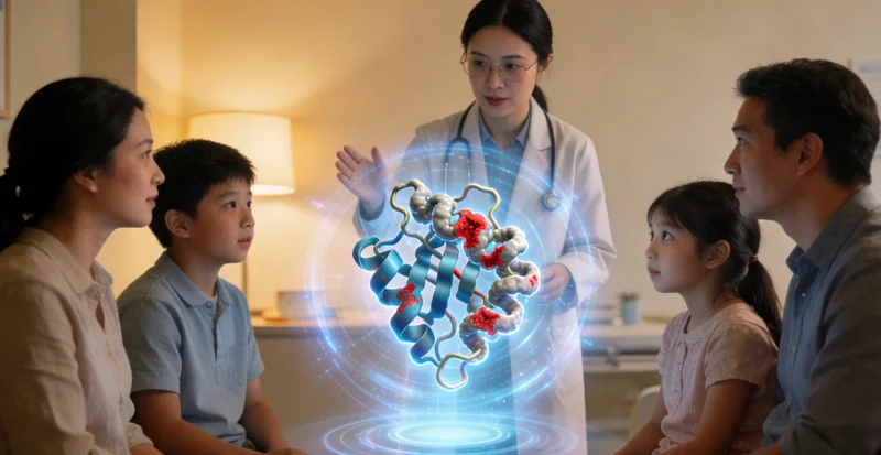 韩城备孕女性与家人讨论基因检测