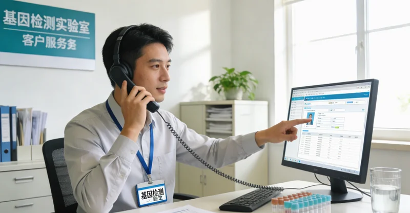 彬州遗传咨询师与家庭成员进行健