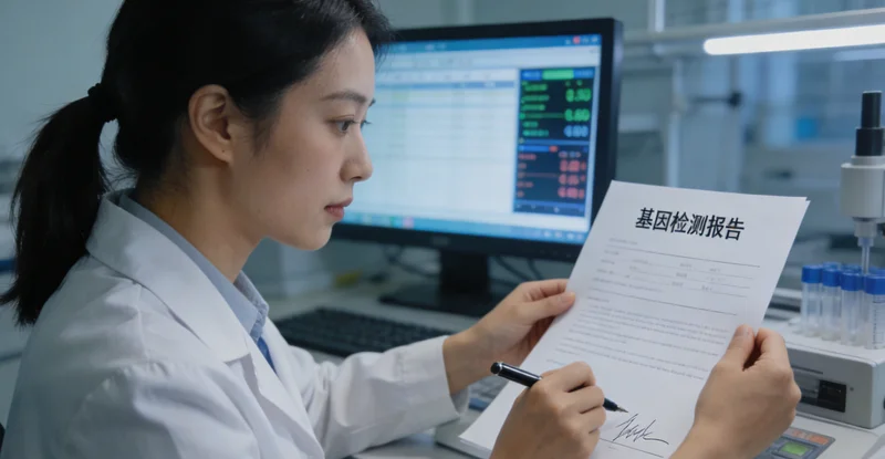 土特旗医生解读基因检测报告咨询