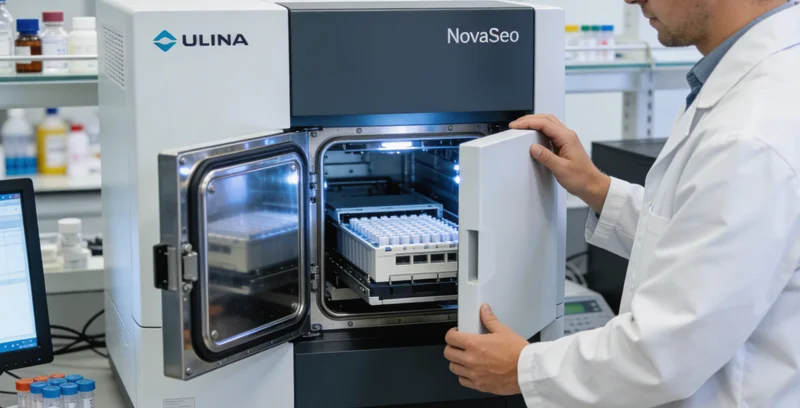 专业实验室基因测序分析设备工作