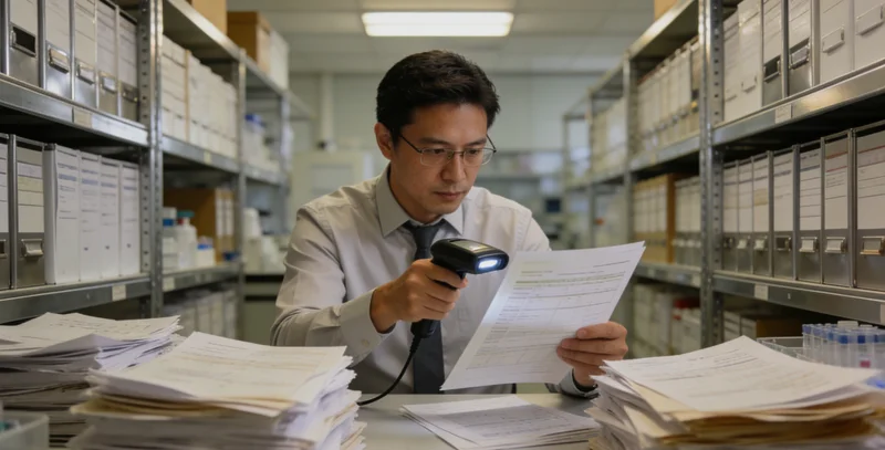 随州居民进行定期健康筛查示意