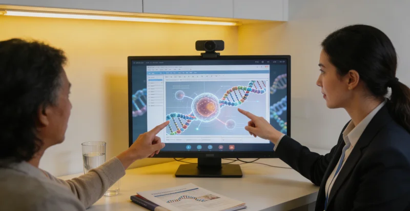 平泉医生为患者解读基因检测报告