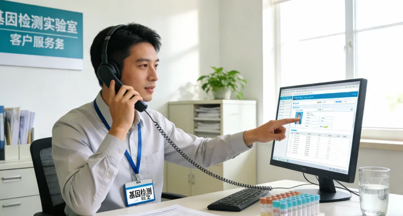 通辽市民在医院进行遗传咨询的场