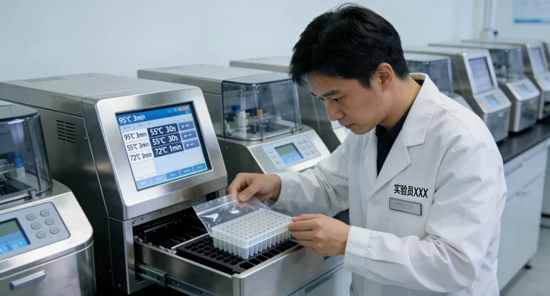 上饶诊室内，女性与医生（遗传咨