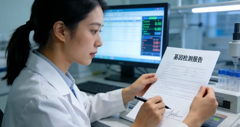 丰城基因检测RET基因报告示意