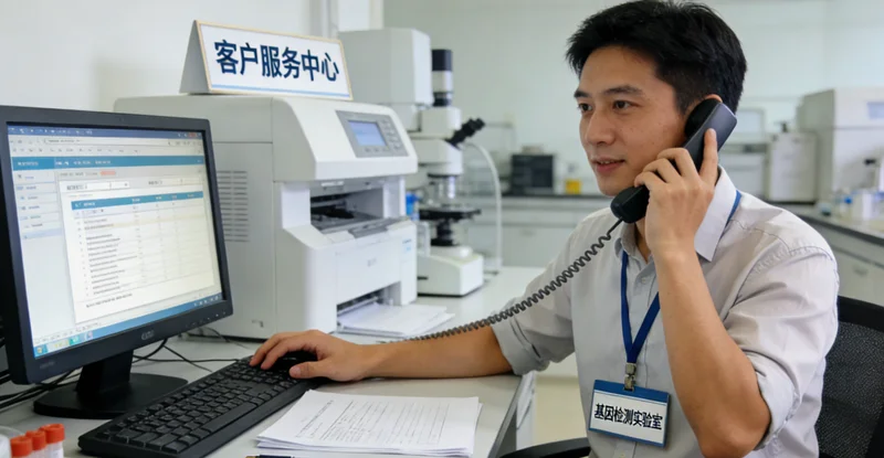 毕节遗传咨询门诊医生与咨询者交