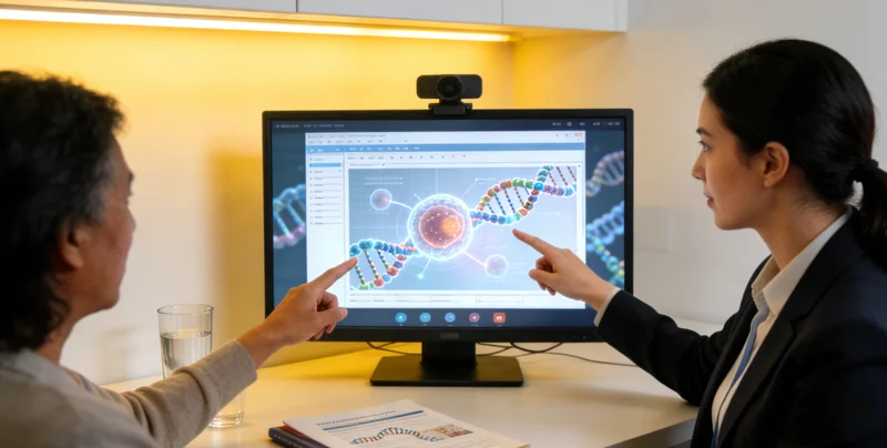 莱州遗传咨询师与居民沟通家族健