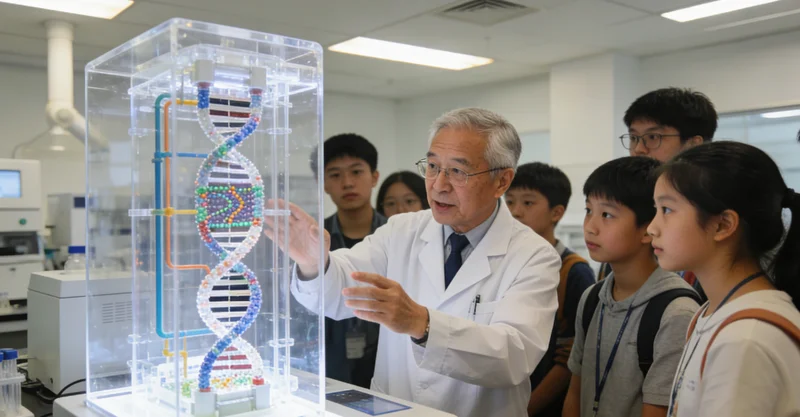 敦煌基因检测实验室科学家分析D