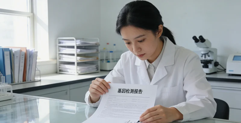 化州基因检测报告解读示意图
