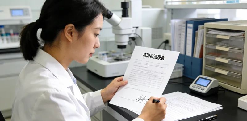 乌中旗基因检测报告解读示意图