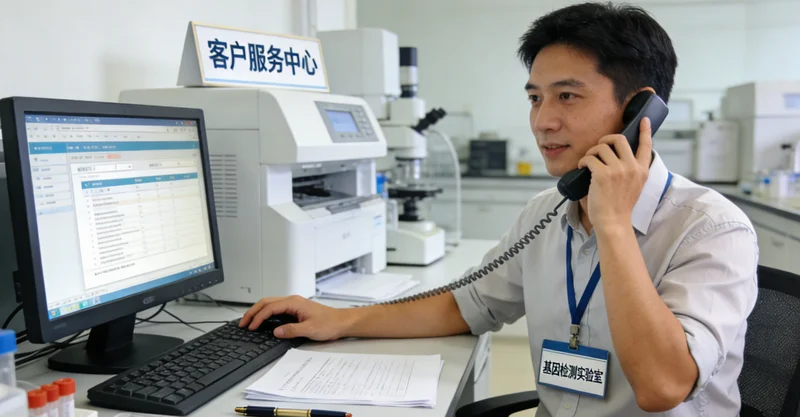 穆棱医院遗传咨询门诊指示牌