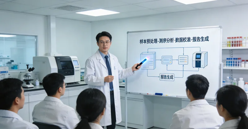 富锦家庭成员讨论健康检测报告