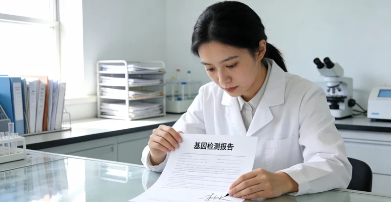 陈旗家庭成员共同查看健康报告讨