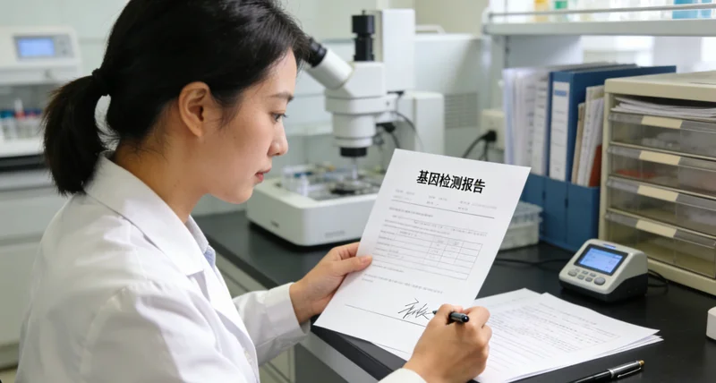 邹城遗传性乳腺癌基因检测报告解