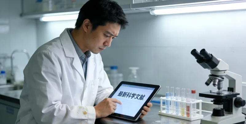 天门基因检测实验室科学分析场景