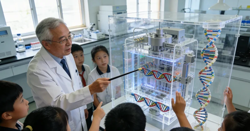 五大连池家庭进行遗传健康与家族