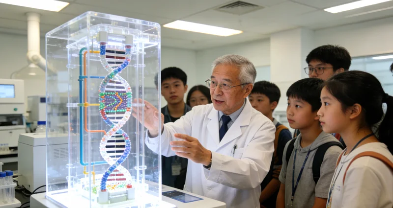 荣成市民在医院向医生咨询基因检