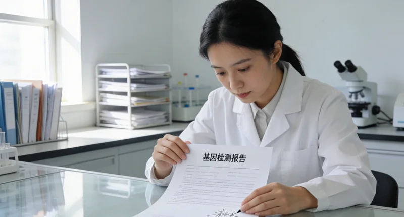滁州居民查看CDH1基因检测报