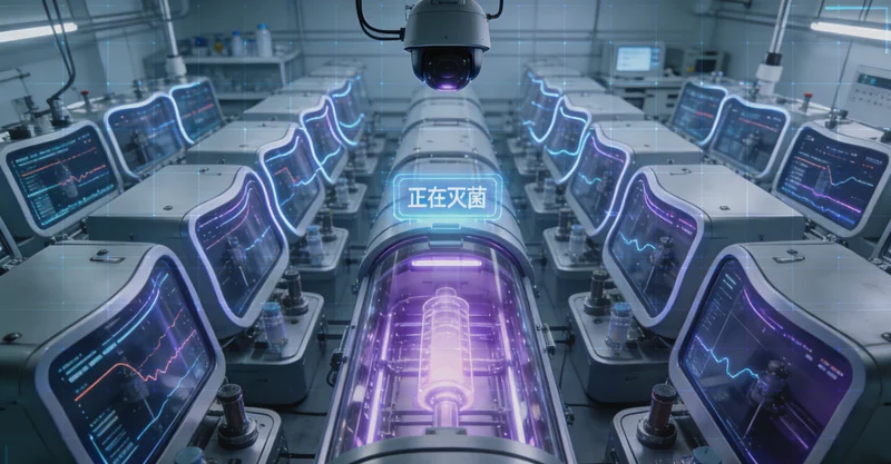实验室进行基因测序分析