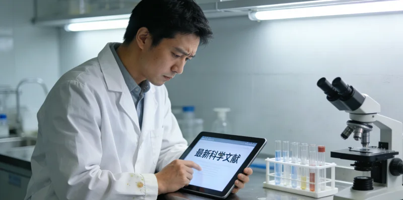 实验室进行高通量基因测序分析