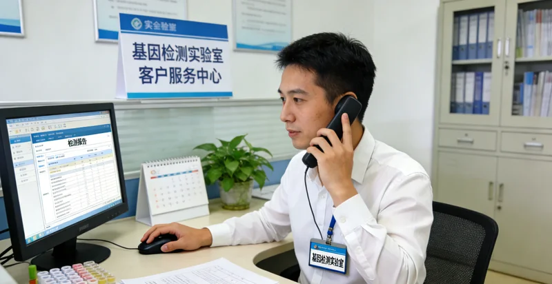 南阳市民在医院进行遗传咨询场景