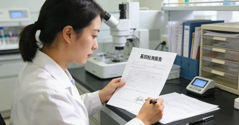 桂林家庭查看基因检测报告与健康