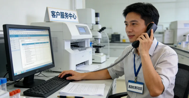 个旧遗传咨询师与家庭解读基因检