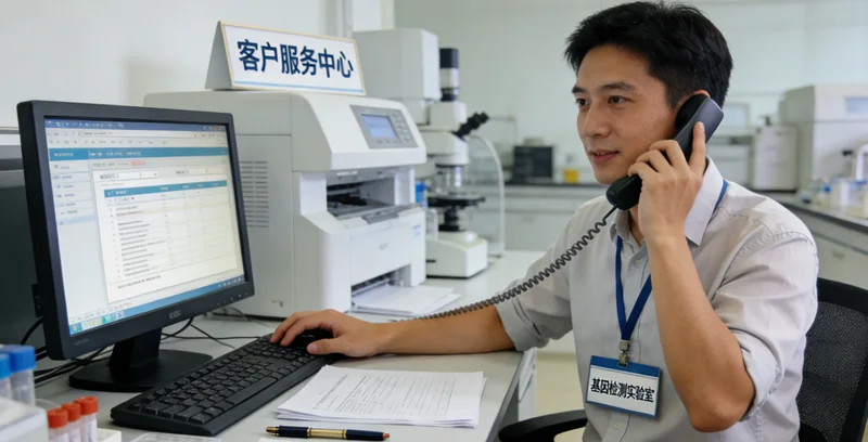 汉中医生与患者进行遗传咨询和家