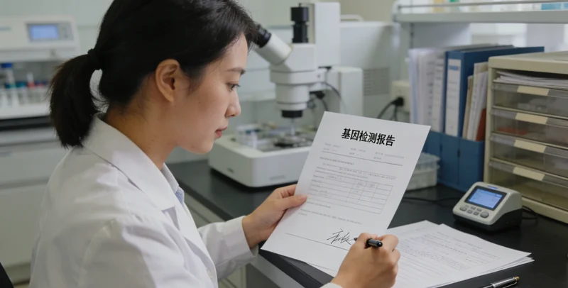 安宁基因检测报告解读服务示意图