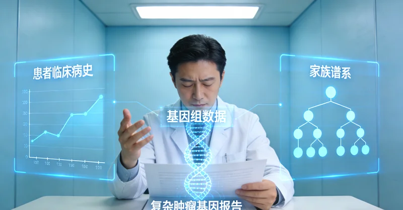 穆棱家庭遗传性肿瘤风险家族树状